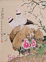 160568_喻繼高_梅鴿圖