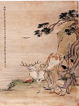 1605138_錢慧安_南極仙翁圖