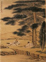 1605173_余集_松下高士圖